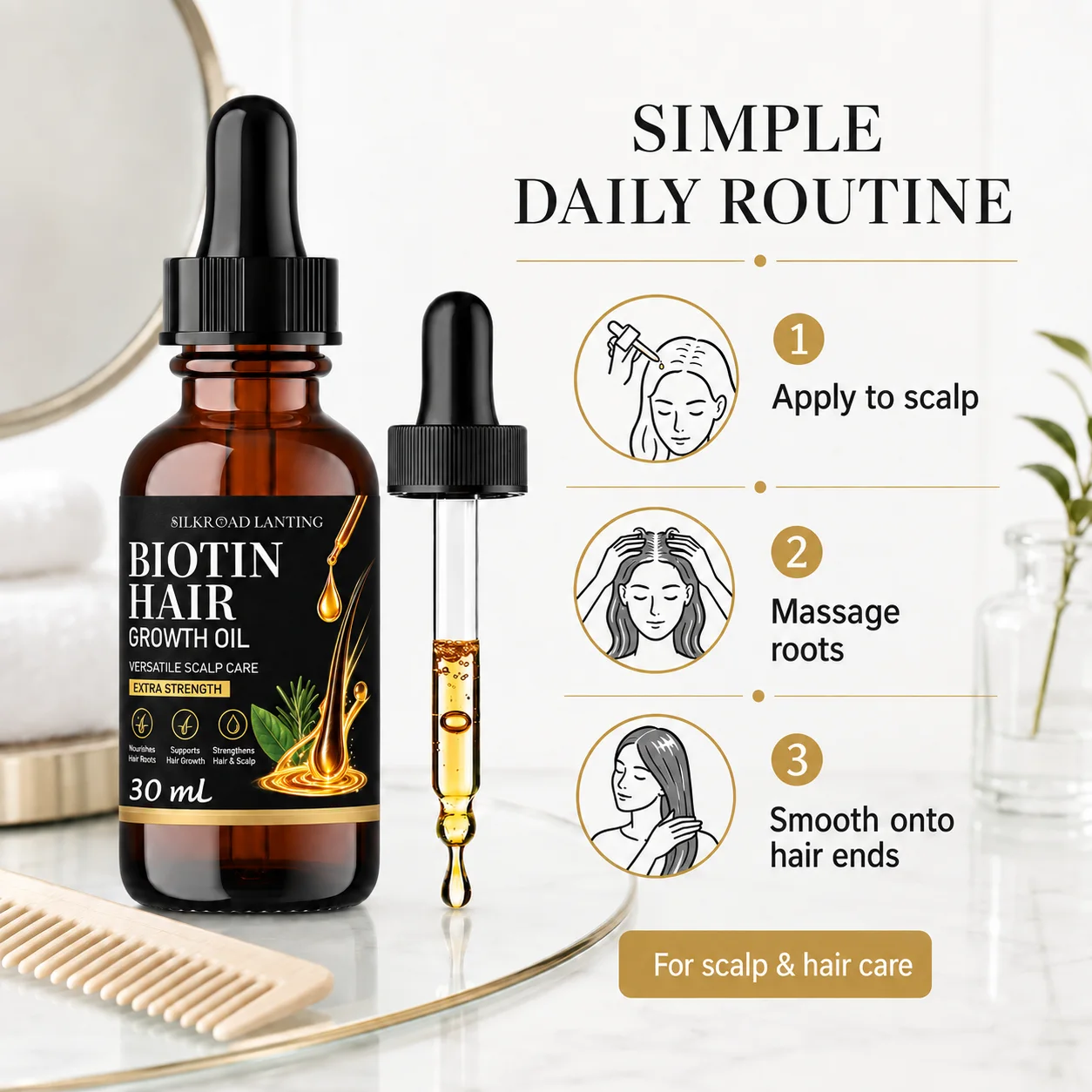 Biotin Hair & Scalp Oil product image 6