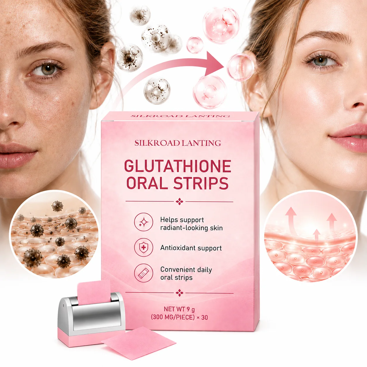 Collagen Glutathione Oral Dissolving Strips