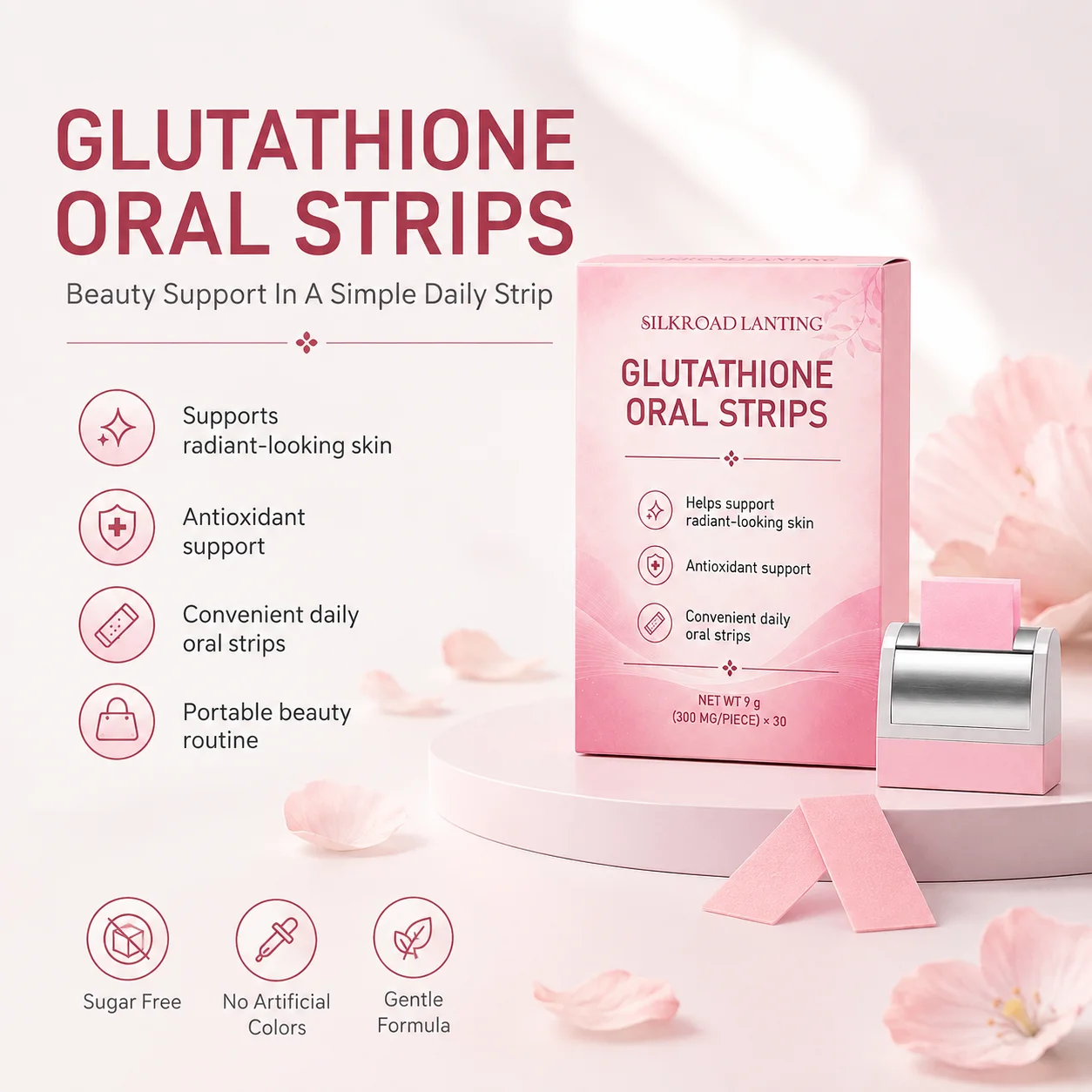 Collagen Glutathione Oral Dissolving Strips product image 2