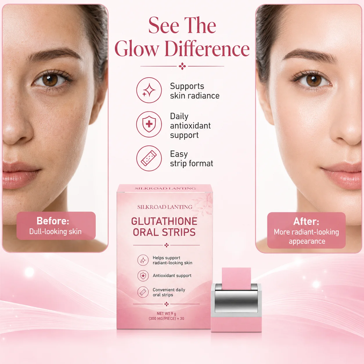 Collagen Glutathione Oral Dissolving Strips product image 3