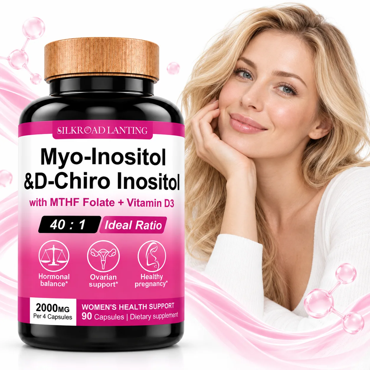 Myo-Inositol & D-Chiro Inositol Capsules