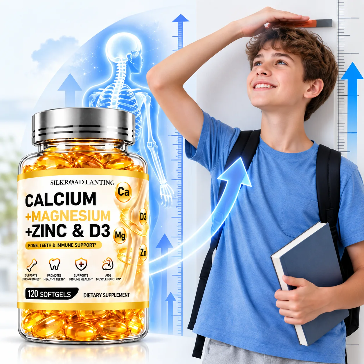 Calcium Magnesium Zinc & Vitamin D3 Softgels