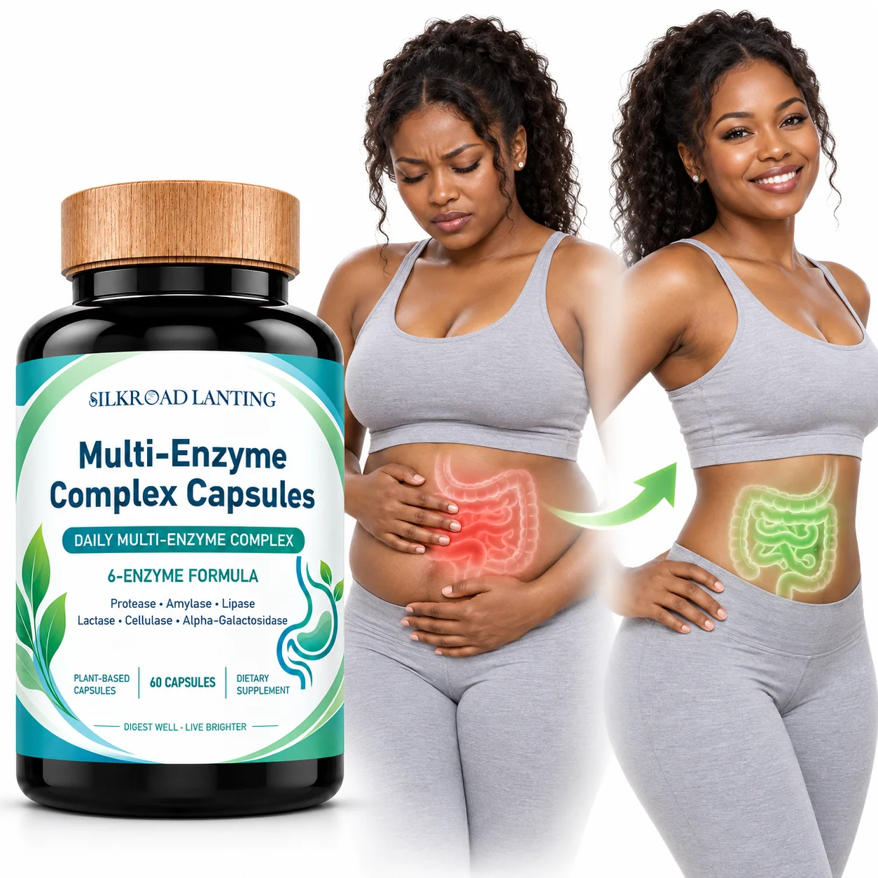 Multi-Enzyme Complex Capsules