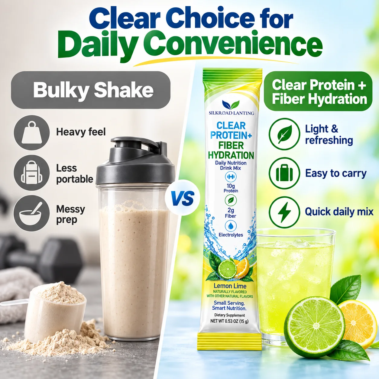 Clear Protein & Fiber Drink Mix product image 5