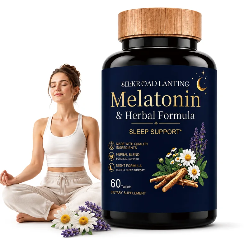 Melatonin Herbal Sleep Support Tablets