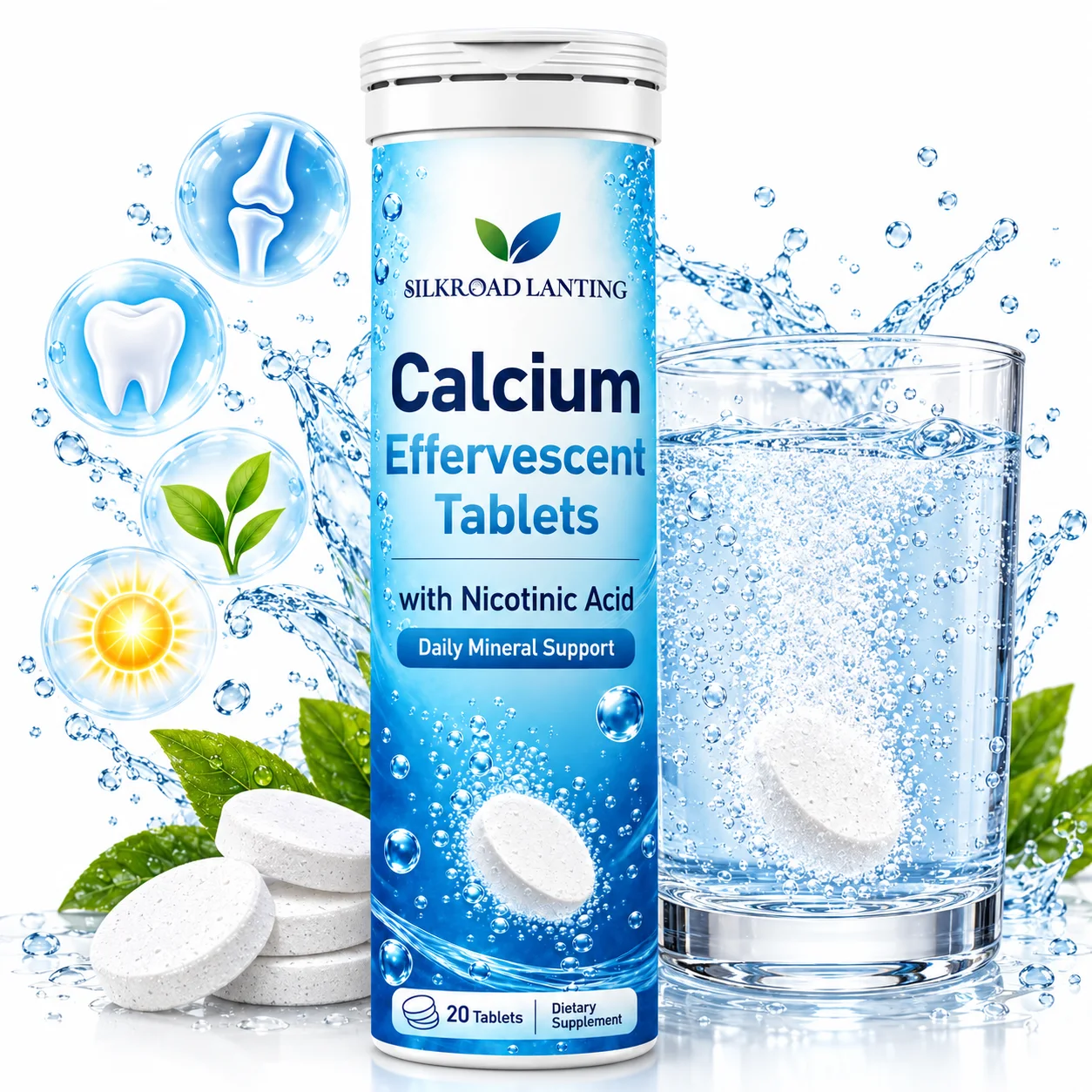 Calcium Effervescent Tablets with Nicotinic Acid