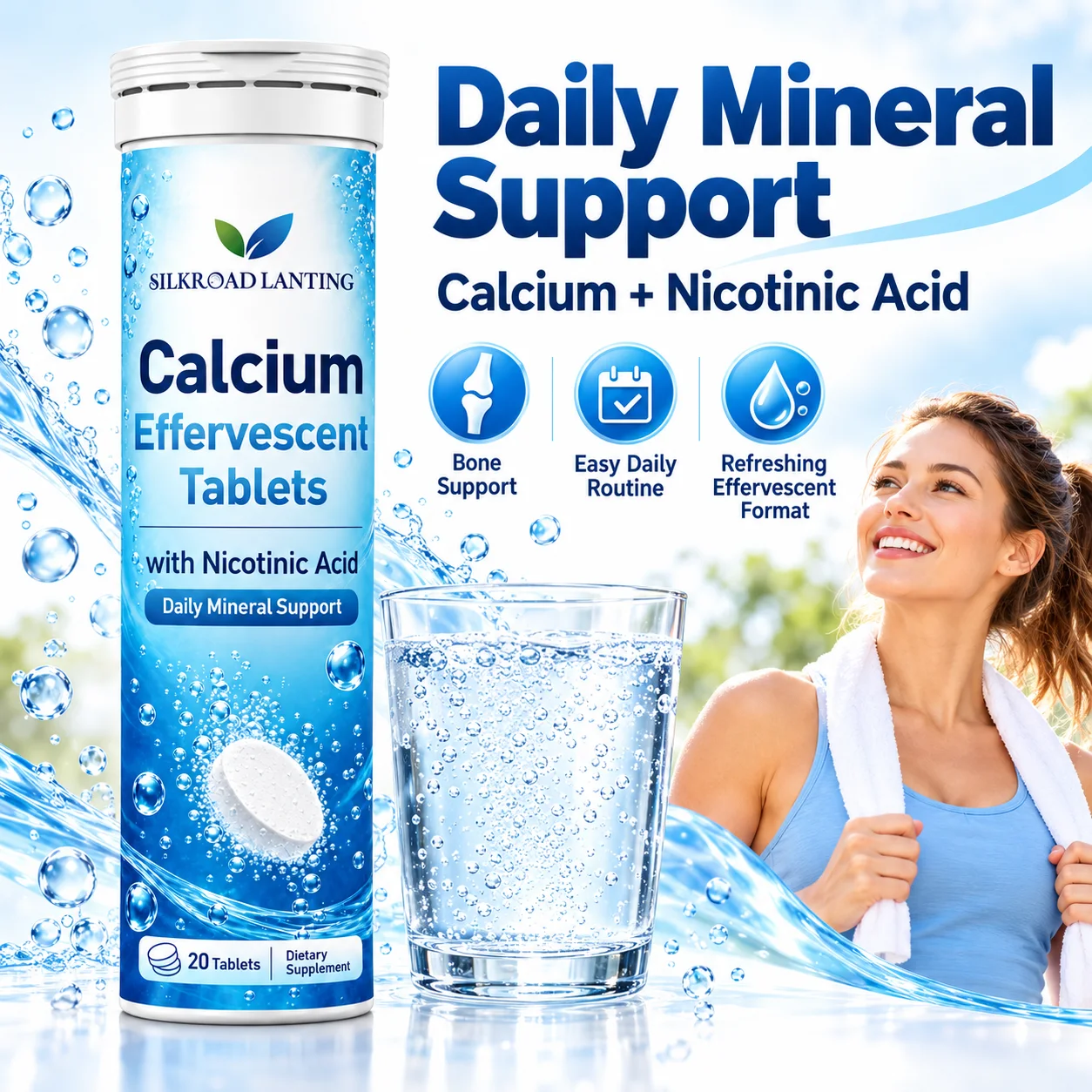 Calcium Effervescent Tablets with Nicotinic Acid product image 2