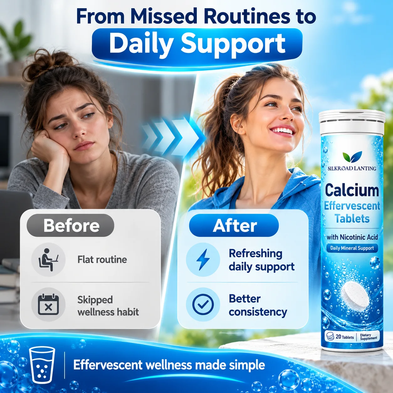 Calcium Effervescent Tablets with Nicotinic Acid product image 6