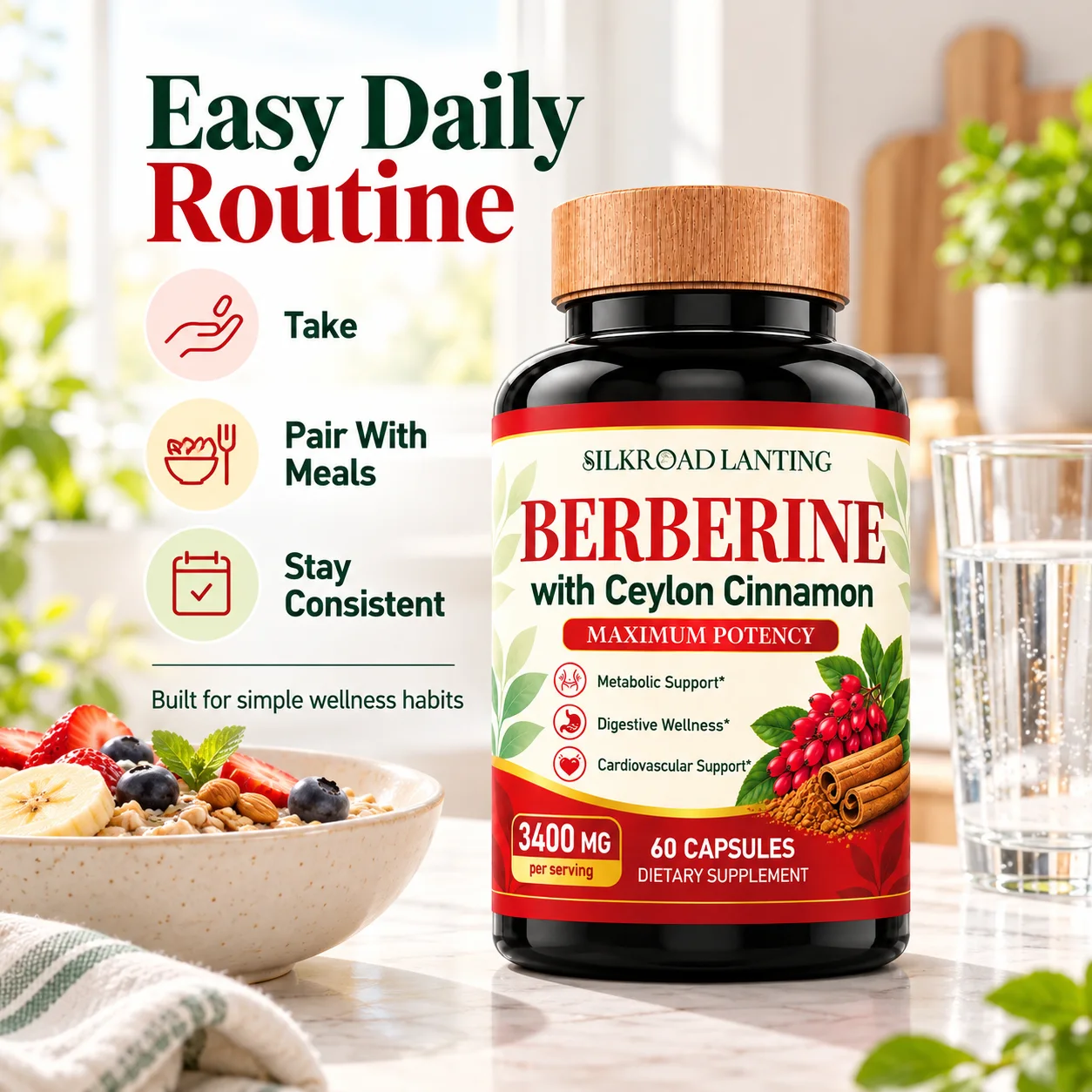 Berberine with Ceylon Cinnamon product image 5