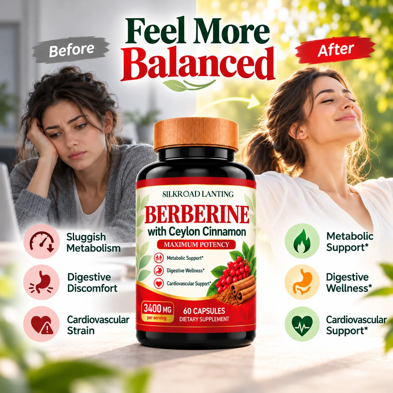 Berberine with Ceylon Cinnamon product image 6