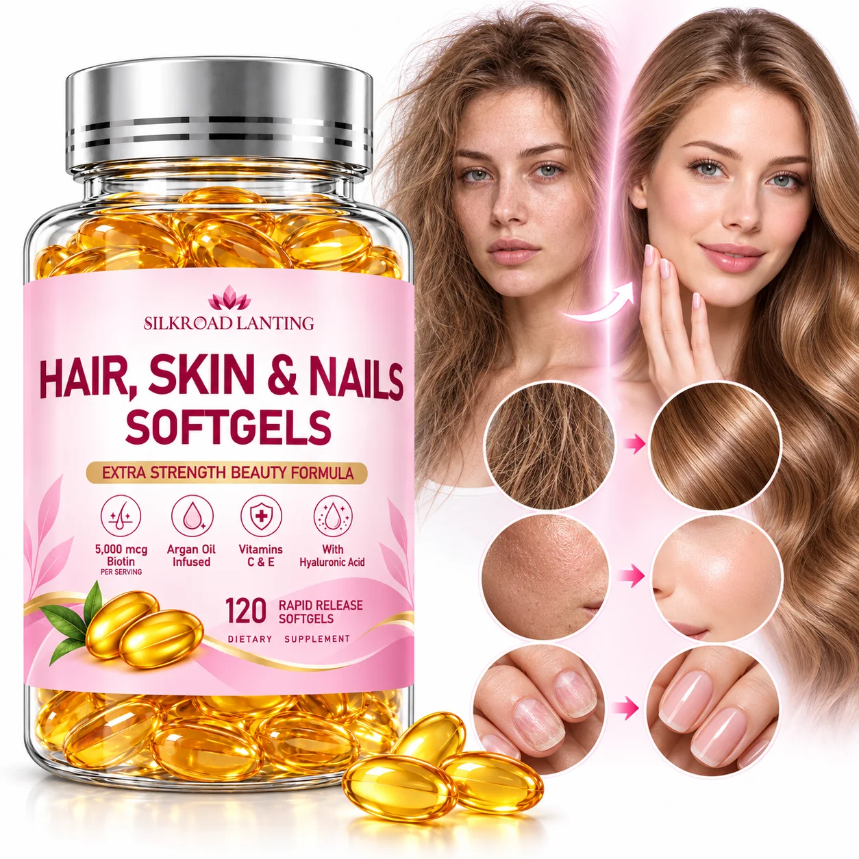 Hair, Skin & Nails Softgels