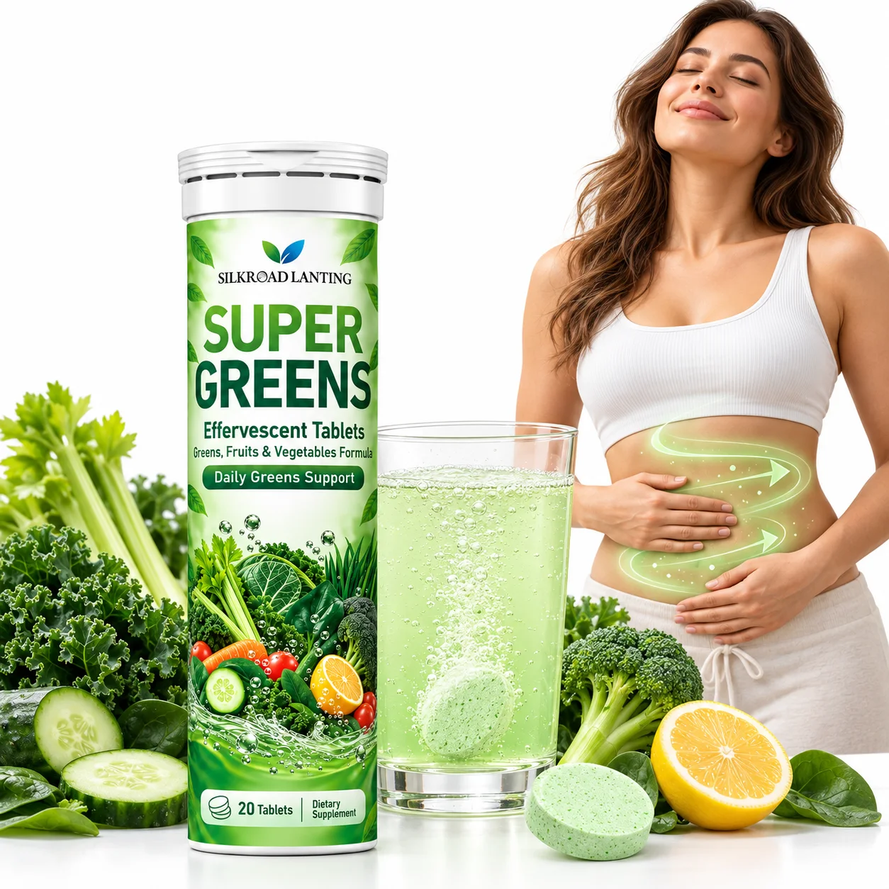 Super Greens Effervescent Tablets product image 1
