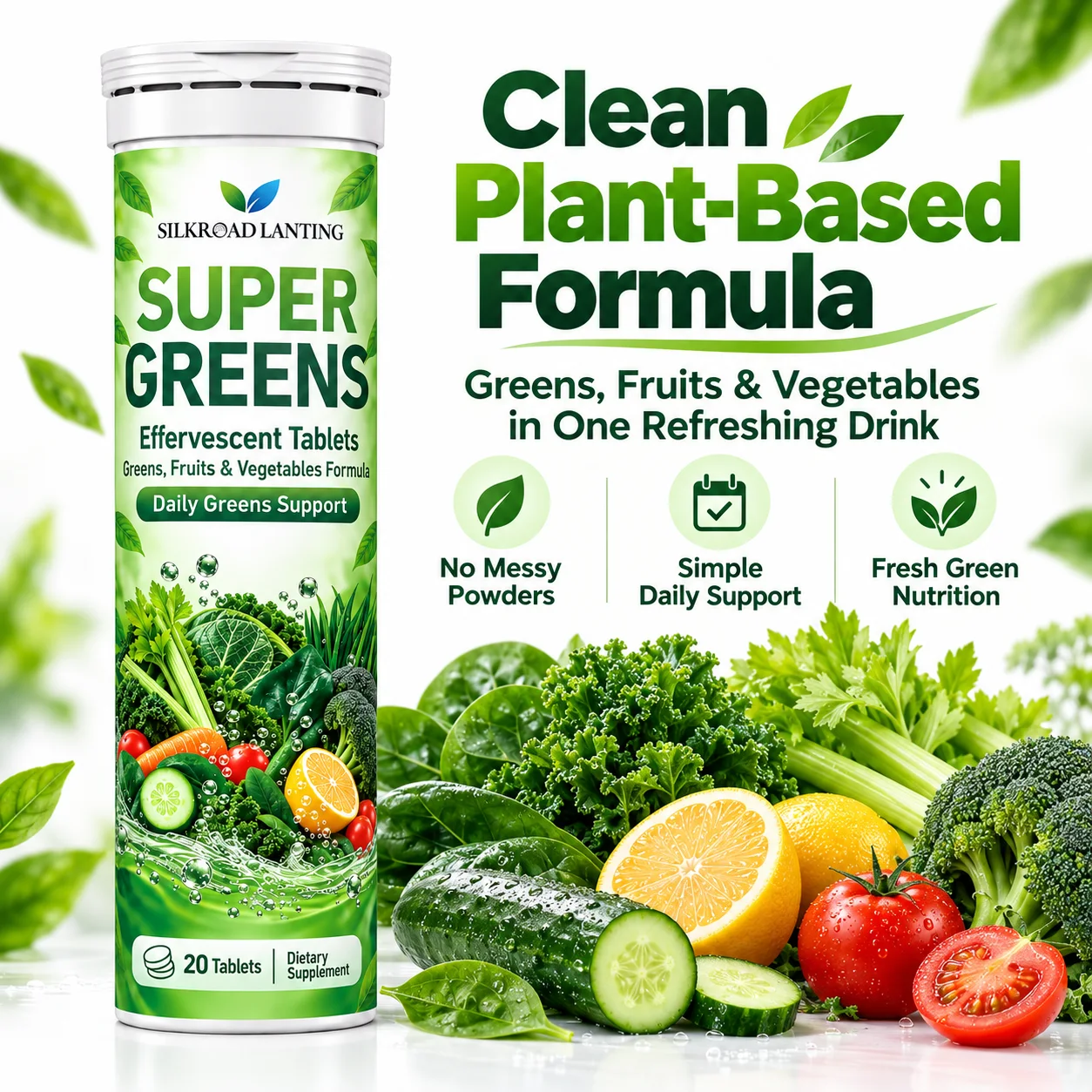 Super Greens Effervescent Tablets product image 3