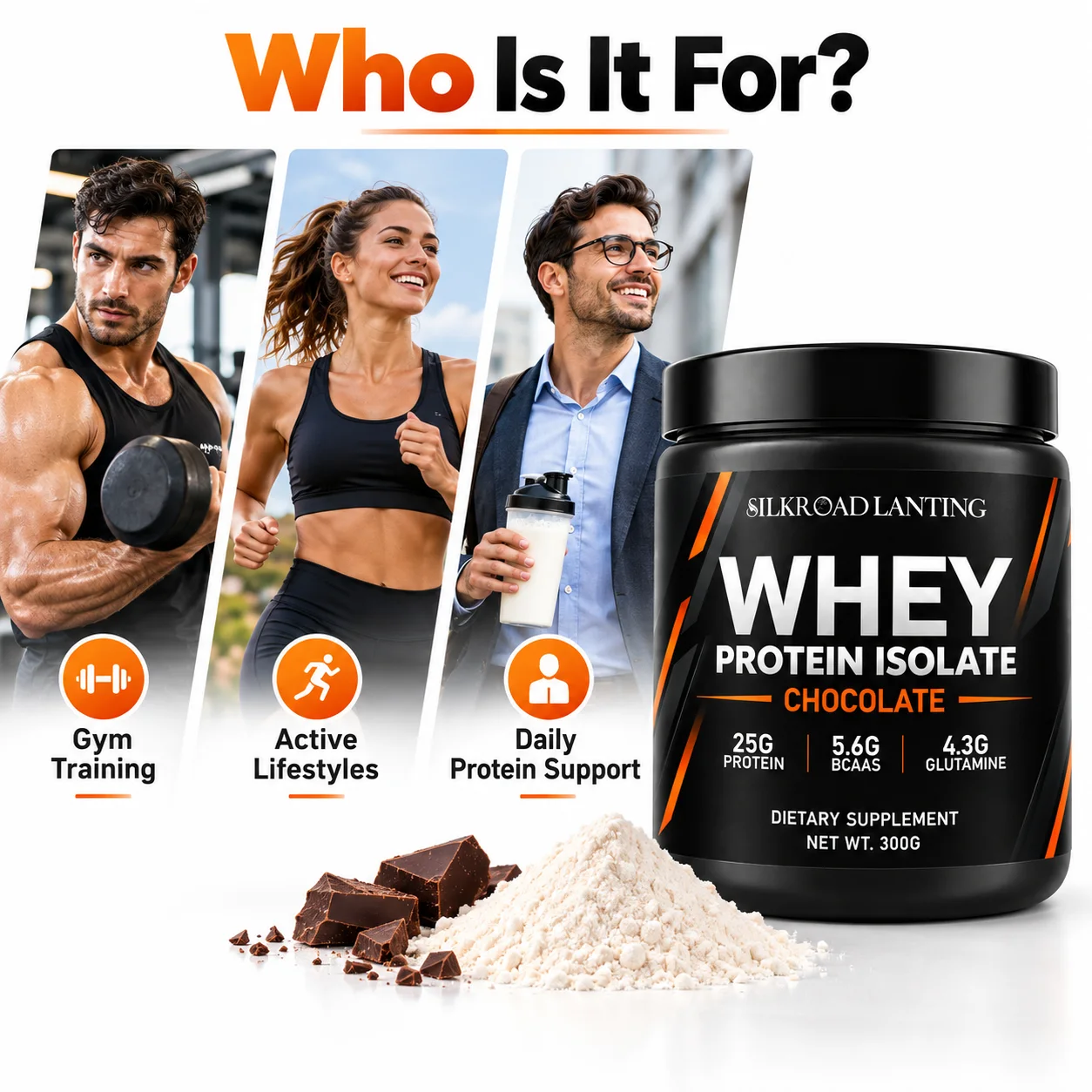 High-Quality Chocolate Whey Protein product image 2