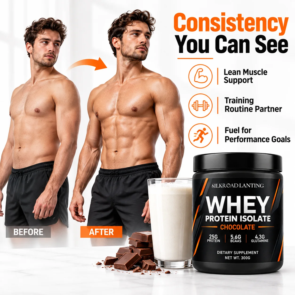 High-Quality Chocolate Whey Protein product image 4