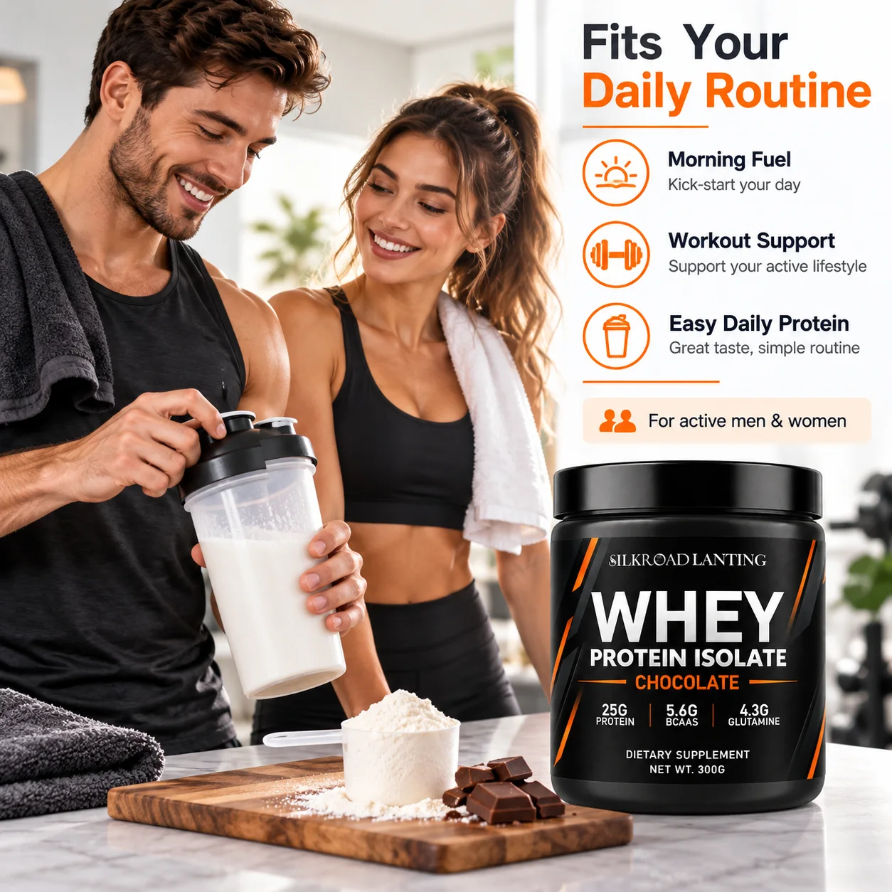 High-Quality Chocolate Whey Protein product image 5