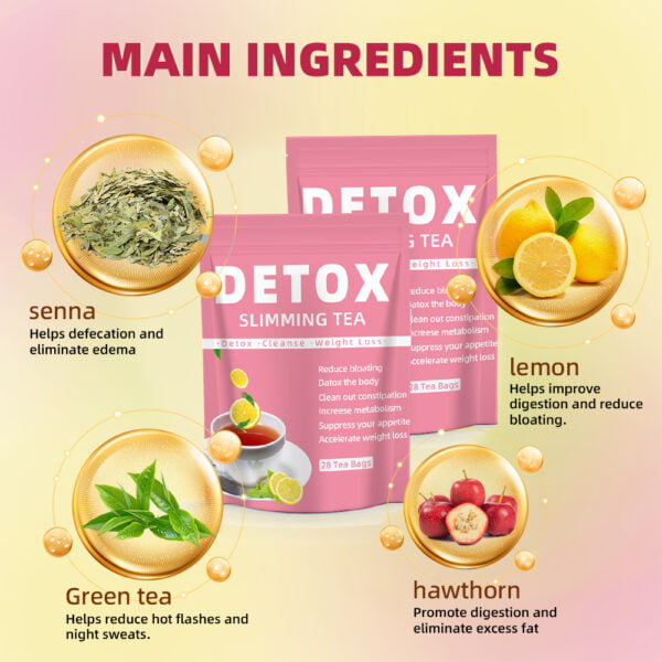 28 Days Detox herbal slimming tea - Image 3