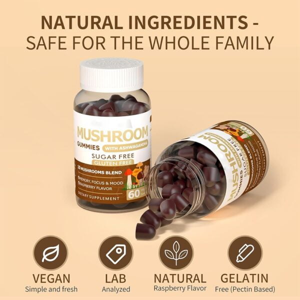Nutrition Supplements  Mushroom Gummies - Image 3